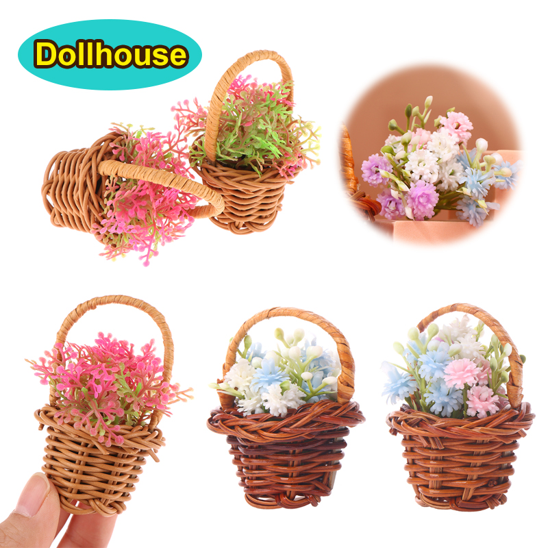 1Set 1:12 Dollhouse Miniature  - Supply Florist ulasan dan harga