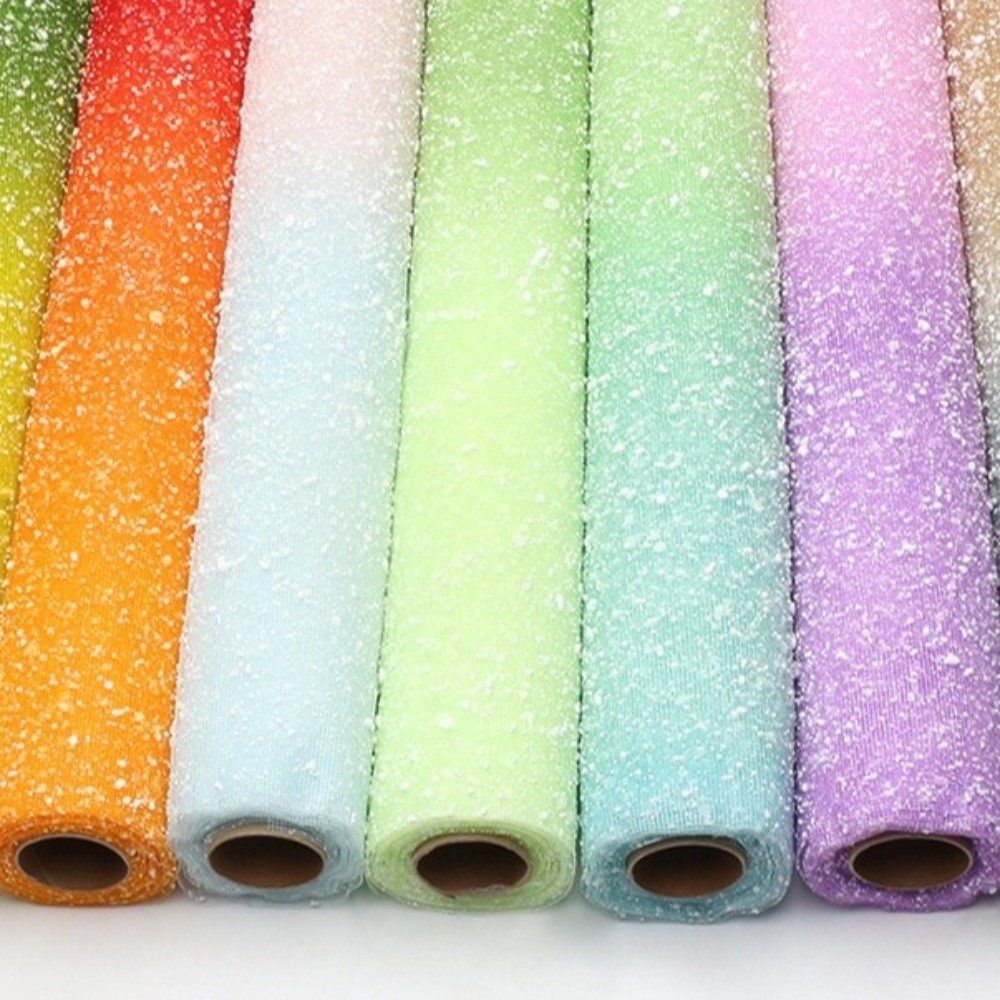 Gradient Snow Dot Yarn Mesh Pa - Florist Flower Supply ulasan dan harga