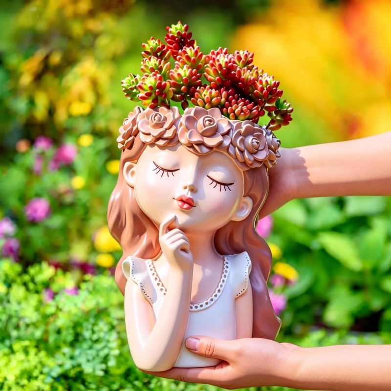Contemplative Flower Fairy Vas - Florist Supply Vases ulasan dan harga