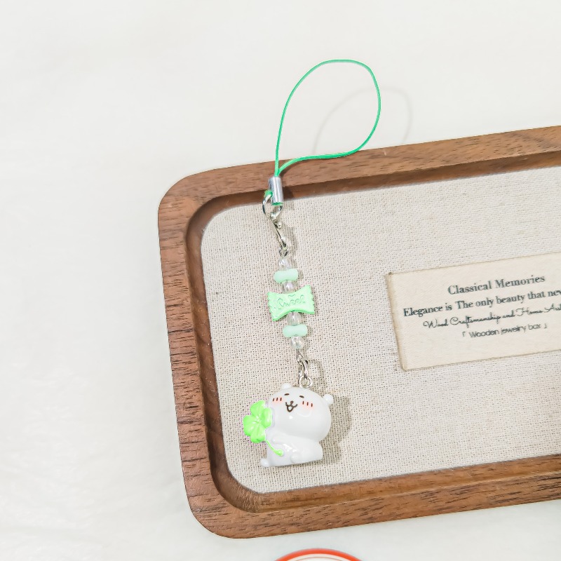 Cute Beaded Phone Strap Pink G - Supply Florist ulasan dan harga